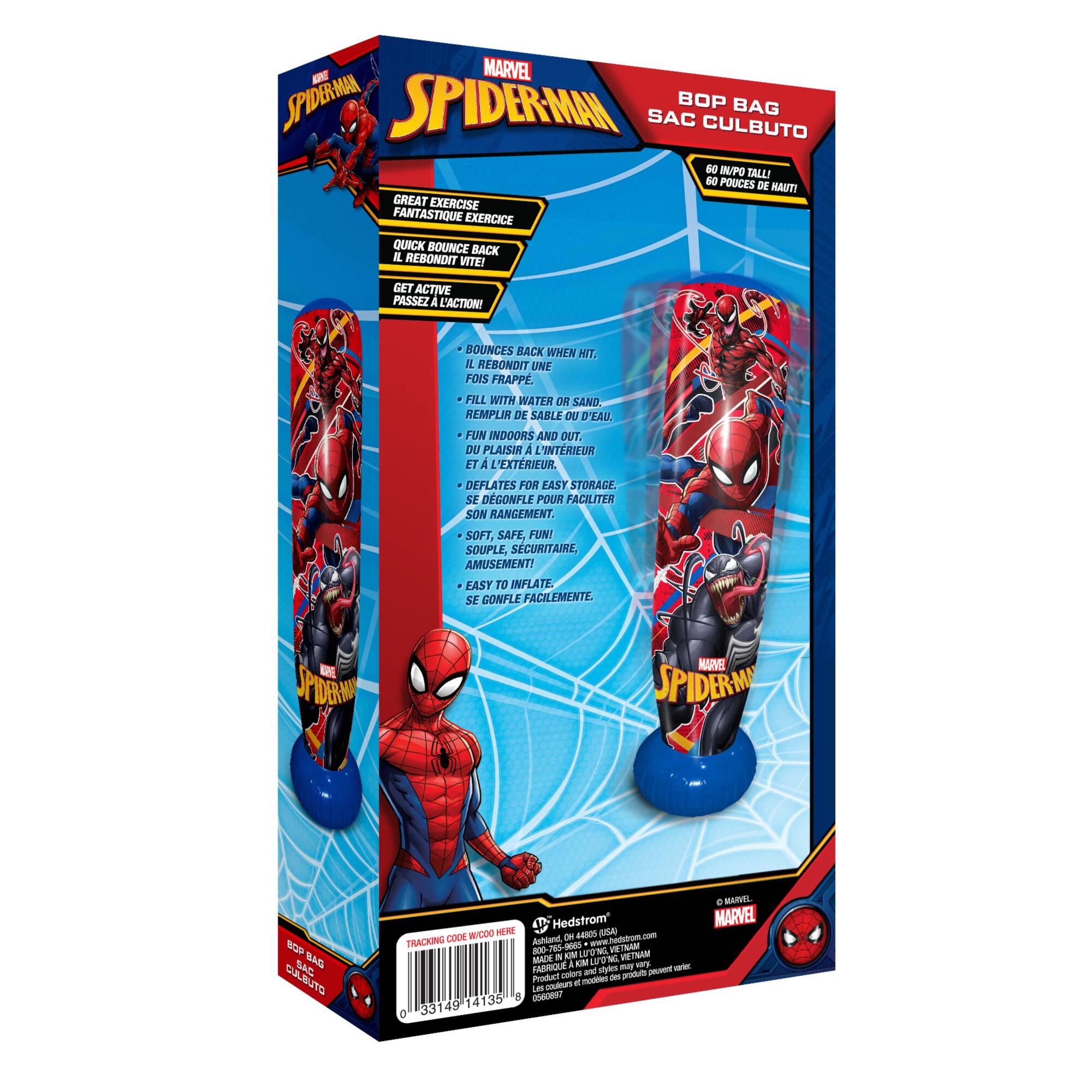 Hedstrom 60" Marvel Spider-Man Bop Bag